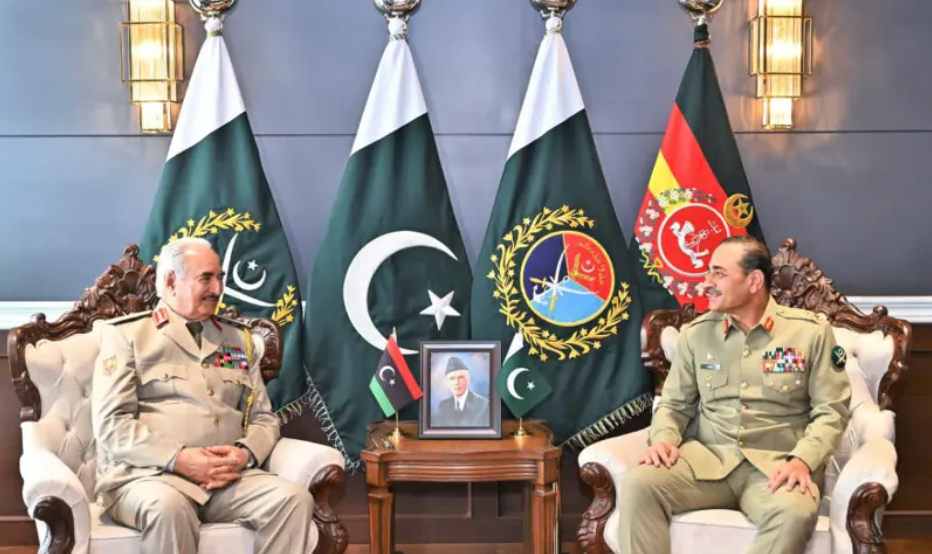 CDF Munir Reaffirms Pakistan-Libya Ties During Visit by Field Marshal Haftar