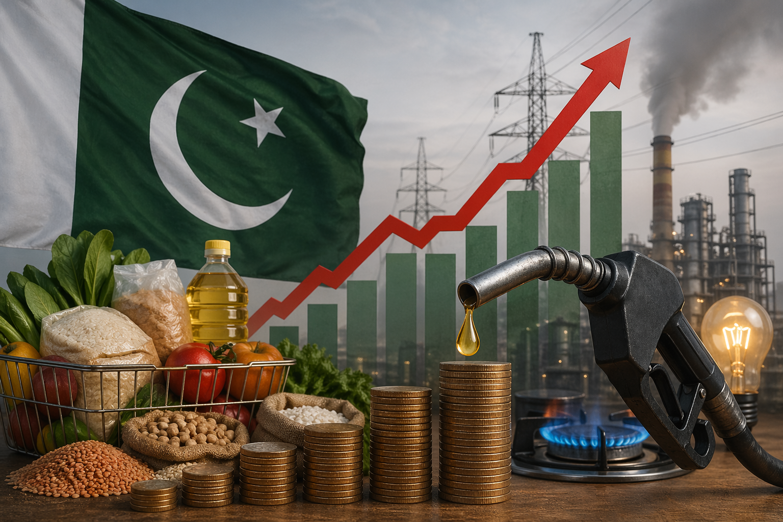 Pakistan Inflation Returns to Double Digits After 21 Months