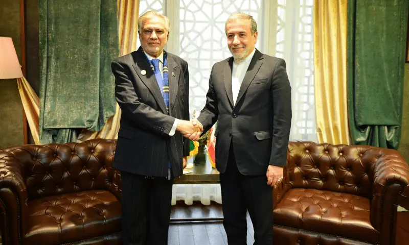 Dar, Iran’s Araghchi discuss regional tensions a