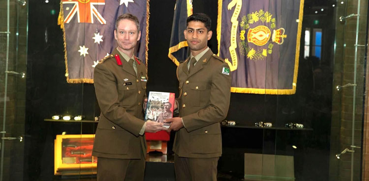 Pakistani Cadet Sardar Arsam Abbas Named Best Foreign Military Cadet in Australia