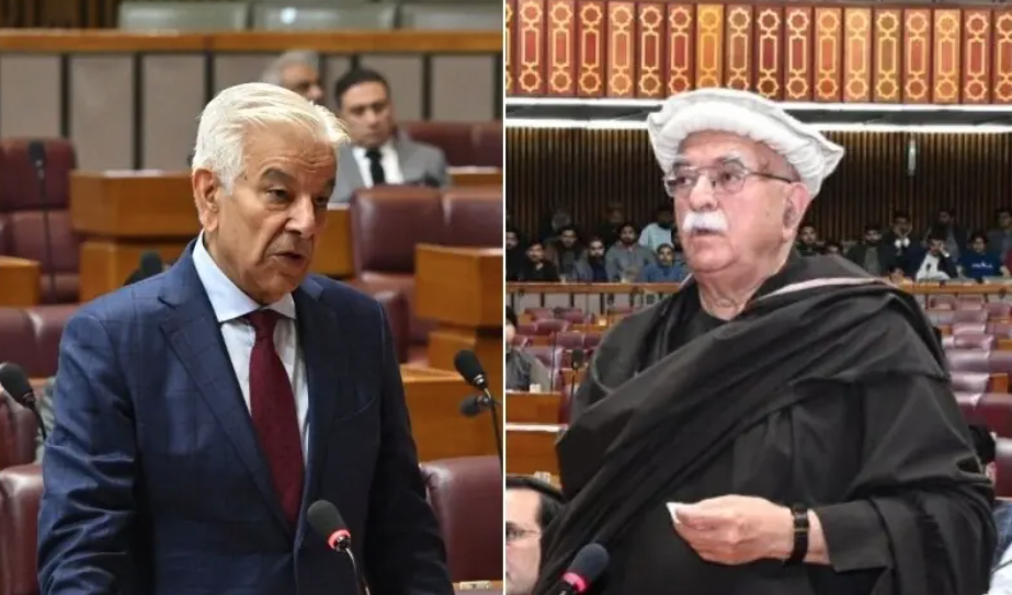 Khawaja Asif Rebukes Achakzai, NA Adopts Resolution Honouring Martyrs