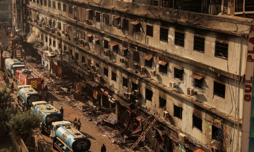 27 Bodies Recovered as Search Continues After Deadly Gul Plaza Fire in Karachi