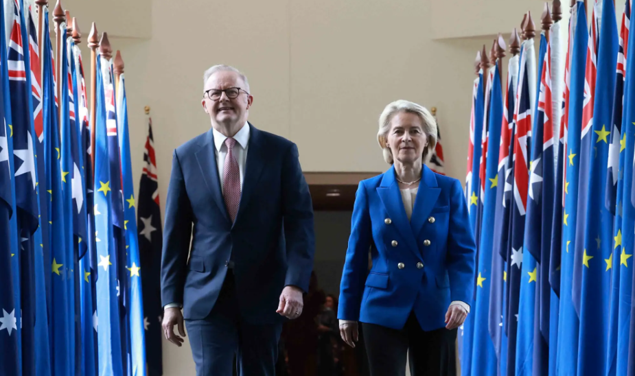 EU and Australia Seal Free-Trade Deal, Boost Defence and Rare-Earth Cooperation