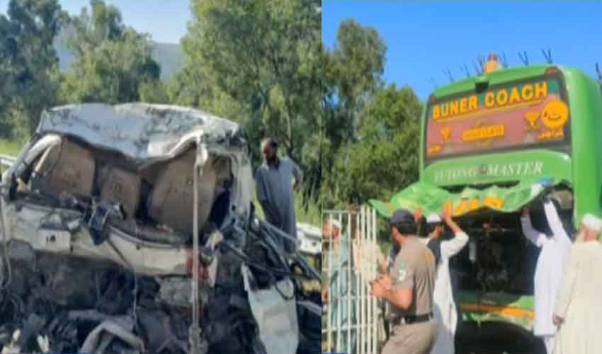 At least 16 people, including women and children, have been killed and six others injured after a high-speed passenger van rammed into a stationary bus on the Swat Expressway near Mardan. Motorway Police attribute the horrific crash to driver negligence, and emergency responders have shifted all casualties to the Mardan Medical Complex.